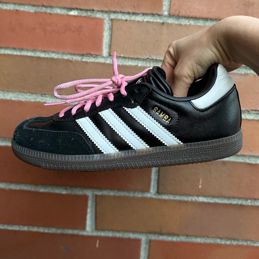 adidas Kids Sneakers Black and Pink - Picture 4 of 6